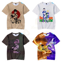 Fashion Children's Summer T-shirt HUNTERxHUNTER Tshirt Kids Adults Cartoon 3d Clothing Girl Boys T Shirt Anime Clothes