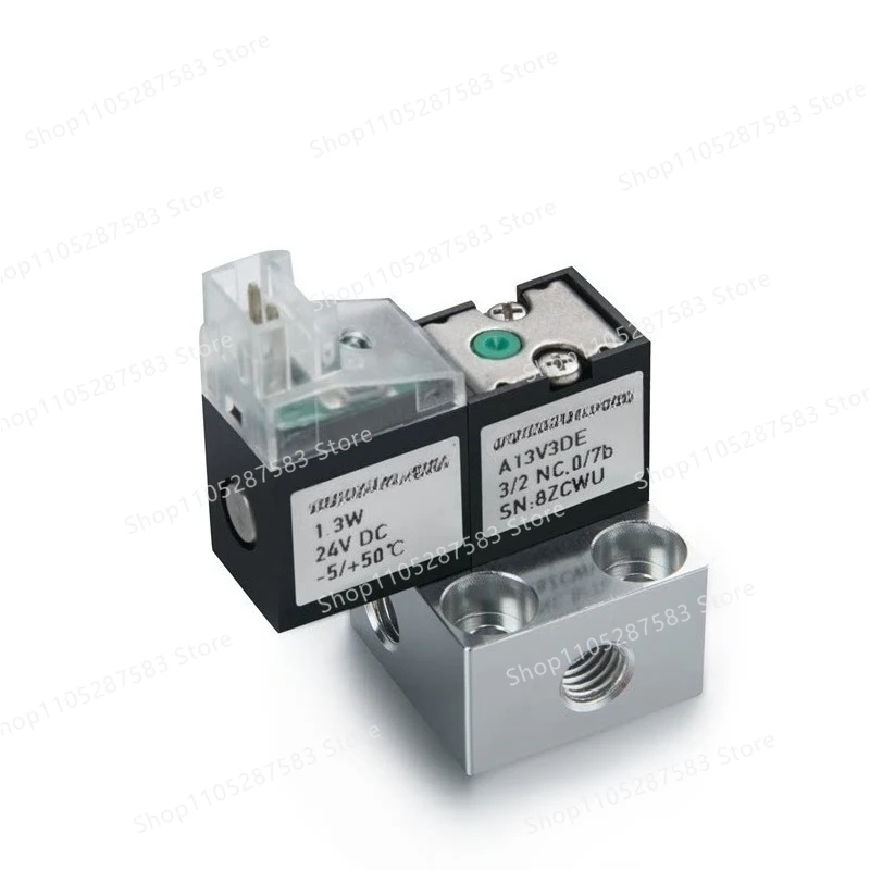 Positive pressure 2-position 3-way solenoid valve normally closed solenoid valve free exhaust micro solenoid valve