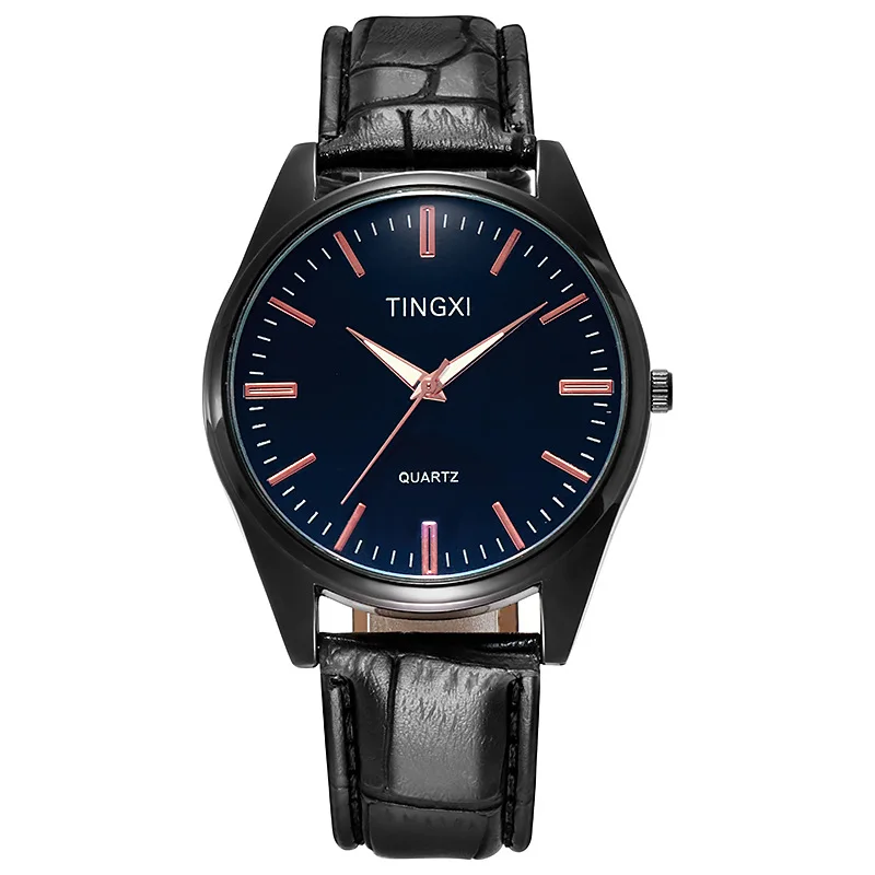 Men Quartz Watch Korean Style Minimalist Casual Business Wristwatch for Students Trendy Versatile Fashion Timepiece for Everyday