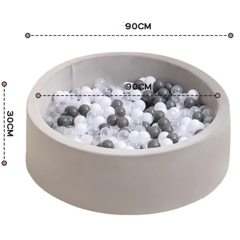 Kinder-Ballbecken-Spielzeug, dicker Schwamm, gepolsterter Bällebad, Indoor-Laufstall, Spielbereich, Springen, Spiel, Geschenk für Jungen und Mädchen