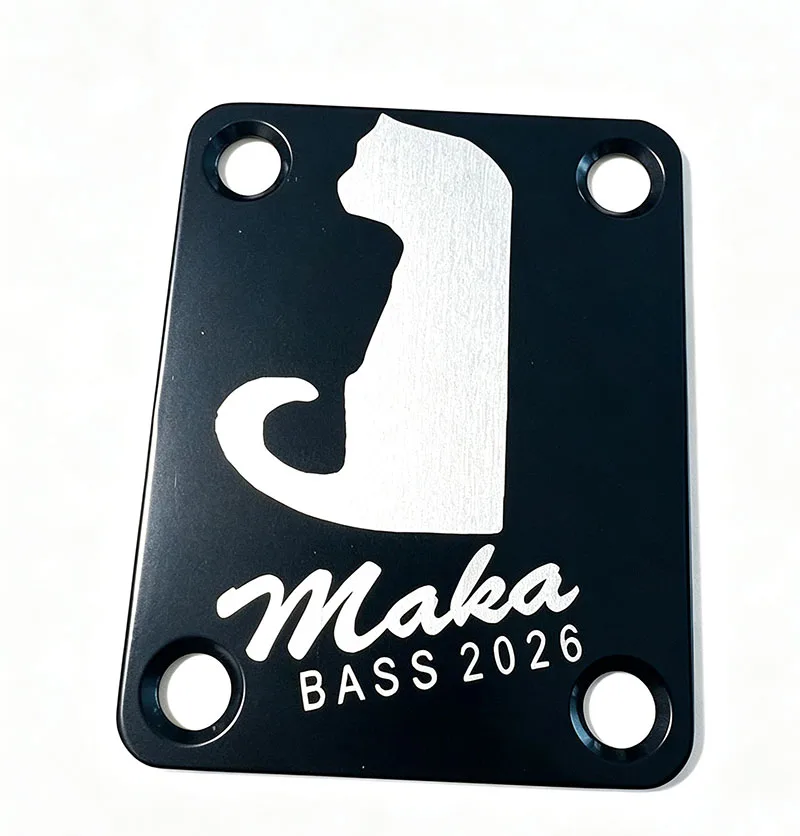 Electric Guitar Neck Plate Logo Custom Shop - view 5