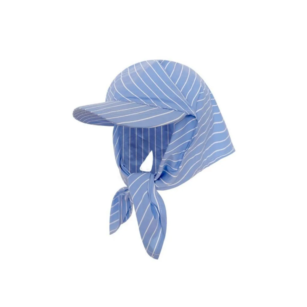 

Fashion Plaid Headscarf Baseball Cap Korean Style Jennie Same Style Sunscreen Beach Hats Sun Cap Nylon Peaked Cap Sports