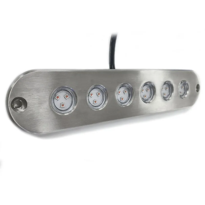Hoge Intensiteit 90W 316L Rvs Marine Onderwater Boot Spiegel Licht LED Waterdichte IP68 Verlichting voor Boot Jacht dock