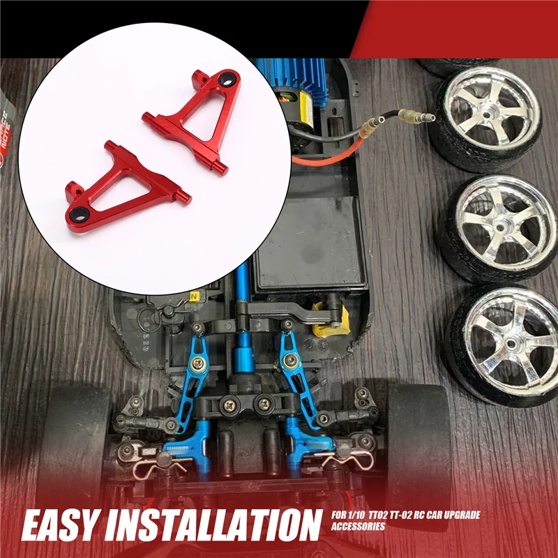 A45F-RC Auto Upgrade Front Down Swing Arm Kit Voor 1/10 Tamiya TT02 TT-02 RC Auto Upgrade Accessoires