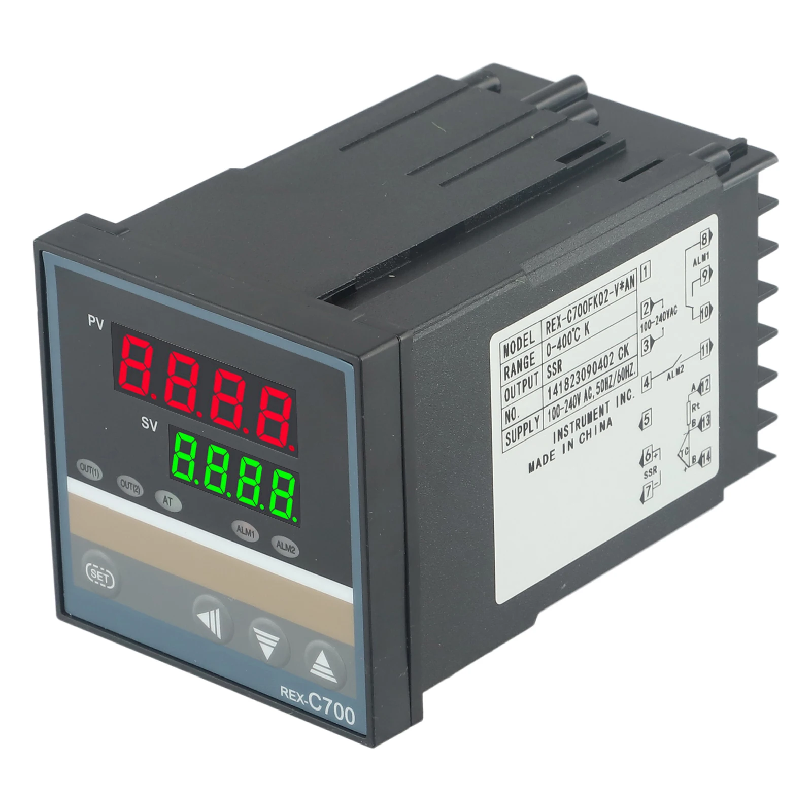 REX-C700 V*AN Intelligent PID Temperature Controller AC100-240V 0-400℃ For SSR Output Thermostat K/E/PT100
