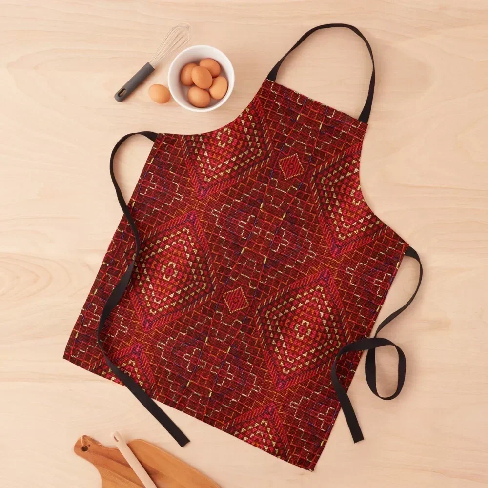 

Diamond in Red Apron Men kitchen Men's Kitchen for women with pocket chefs Apron