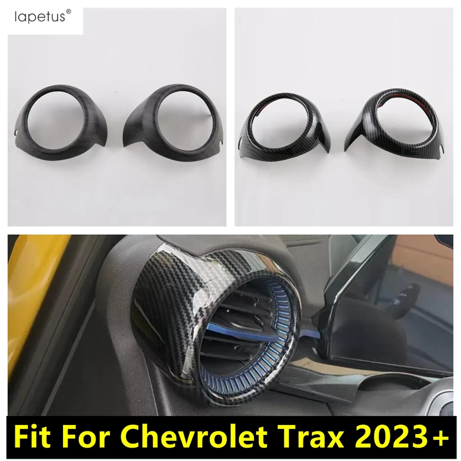 

For Chevrolet Trax 2023 2024 Car Front Side Air AC Conditioning Vent Outlet Decoration Cover Trim ABS Interior Accessories 2PCS