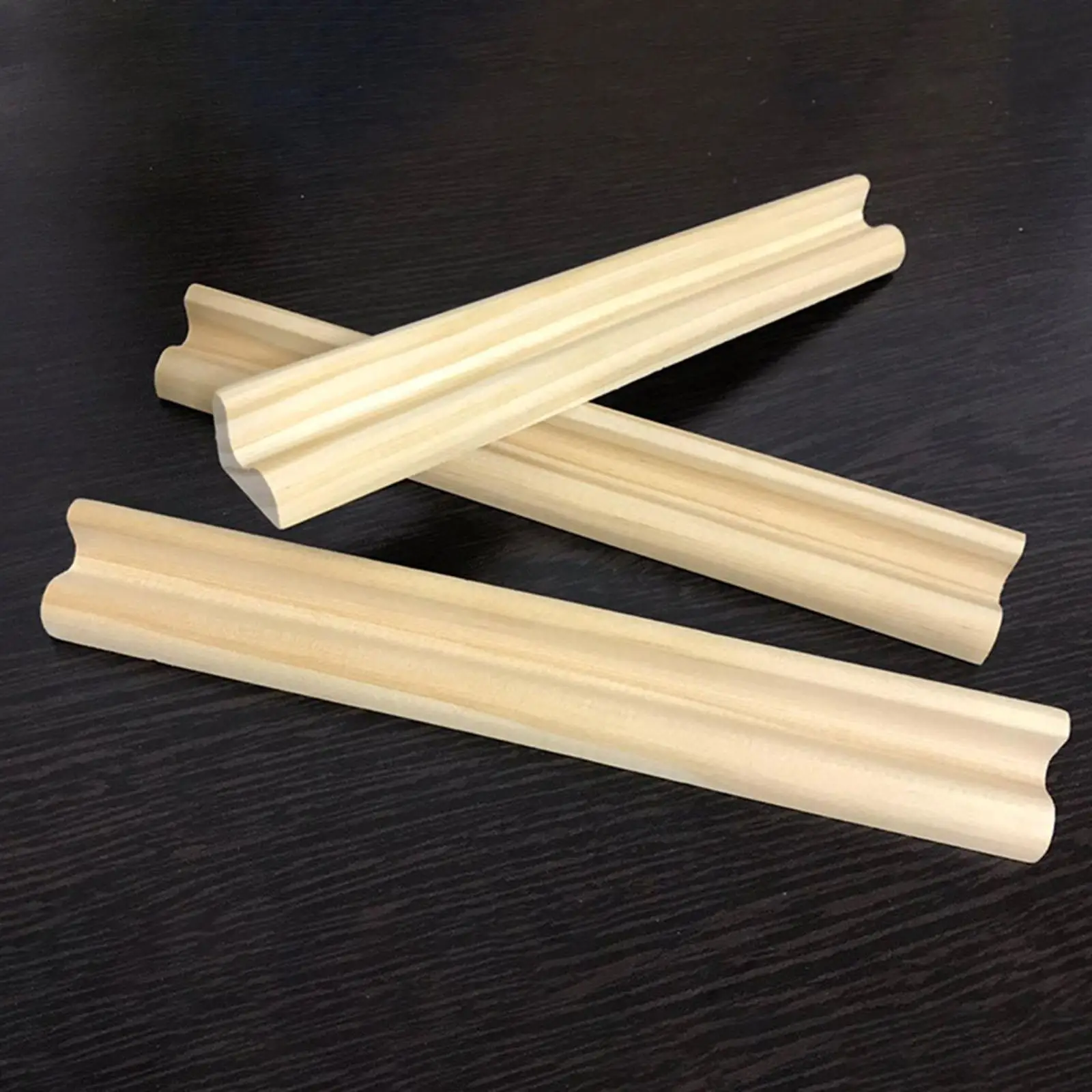 

Wood Domino Holder Tray Set Stable Base Domino Racks Domino Game Stand for Board Game Night and Parties
