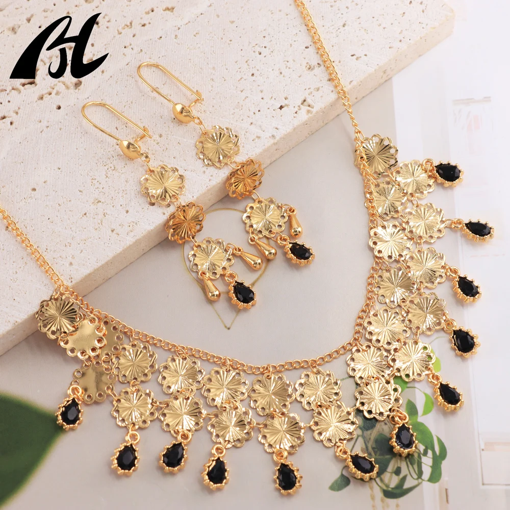 New Arrival Simple Classic Jewelry Brand Customized Bead Diamond Gemstone Charms 18k Gold Plated Choker Necklace For Women