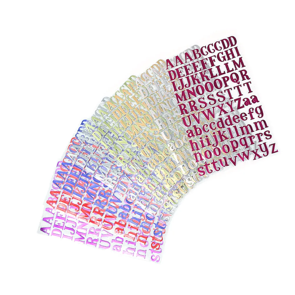 

10Pcs Premium Letter Stickers Alphabet Decorative DIY Labels for Classroom Learning Activity Scrapbooking Projects