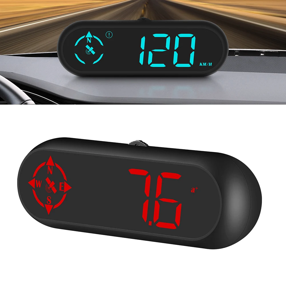 Velocímetro GPS G9 para todos los coches, pantalla HUD Head-Up, ordenador a bordo, alarma de velocidad