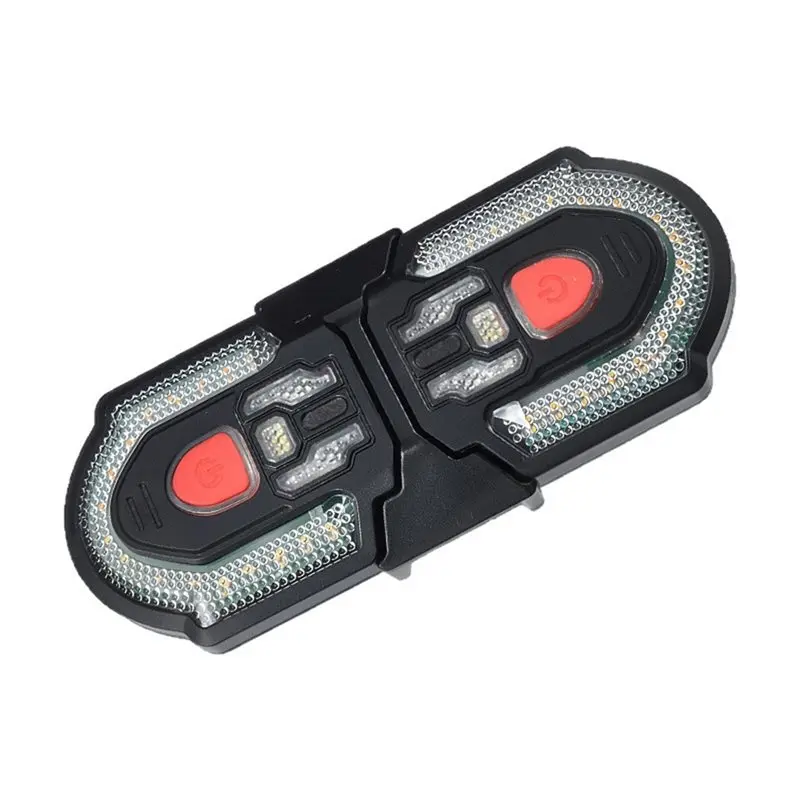 

ABHS-Bicycle Turn Signal Lights Wireless Remote Control LED Taillight USB Rechargeable Rear Warning Lamp Bike Accessories