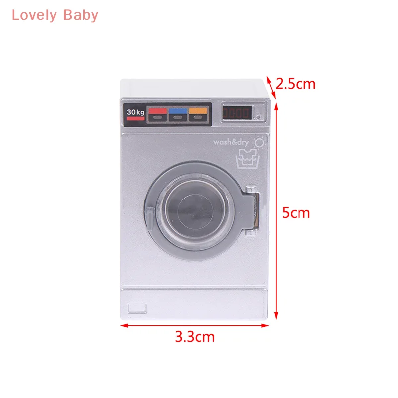 【BBS】1:12 poppenhuis miniatuur wasmachine huishoudapparaat wasmodel decor speelgoed