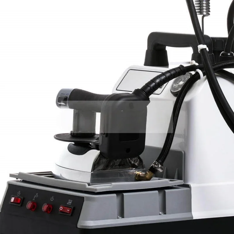 

Industrial Boiler Steam Iron Commercial High Pressure Garment Iron Machine with Pressure Gauge Multi Control Switches