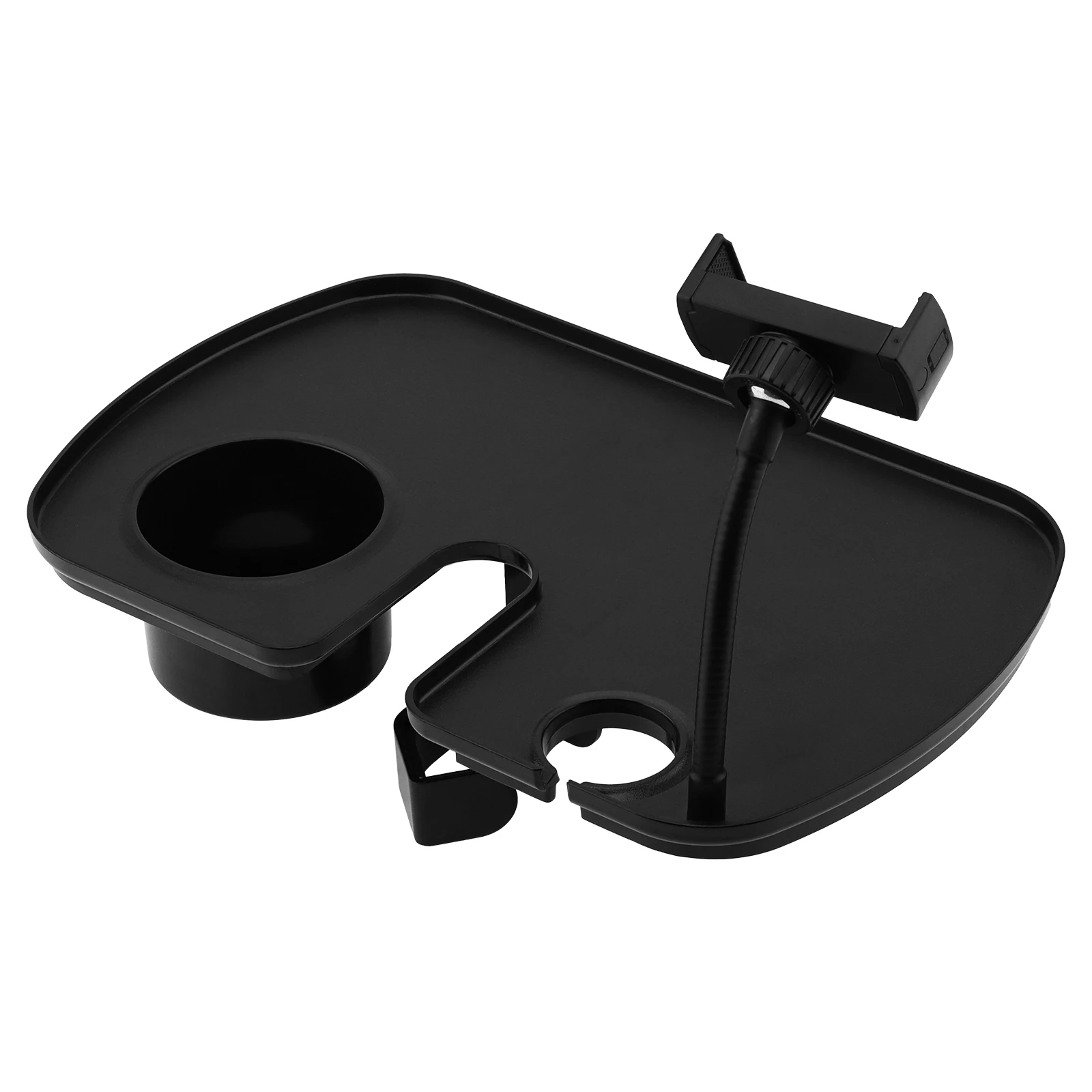 Mic Stand Tray Shelf Clamp on Music Stand Tray Attachment with Phone Holder