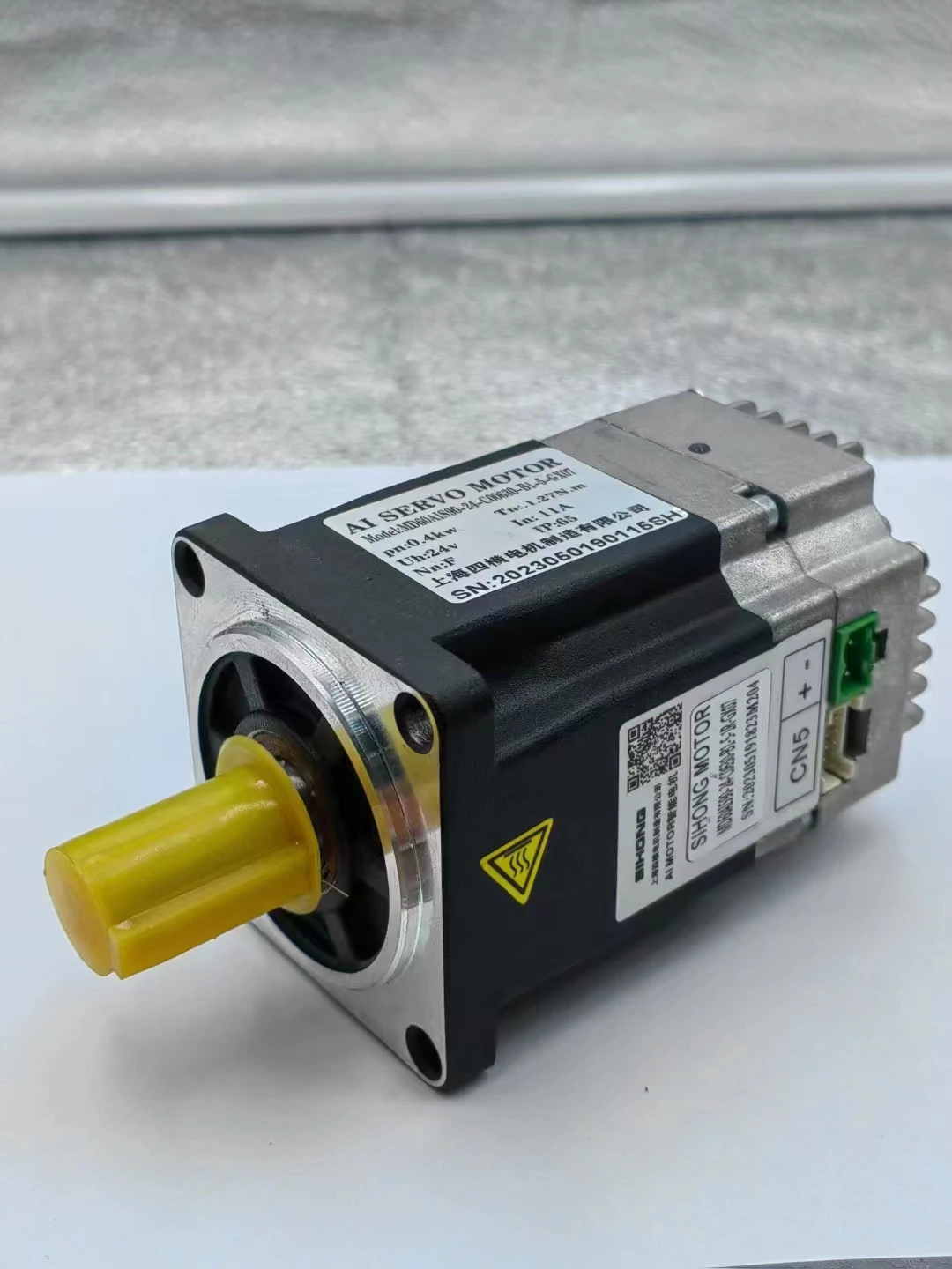 motor Factory nema24 60mm 400W Canopen 1.27nm 400W 220V 48VDC servo Motor Ce for Photovoltaic flower basket machine