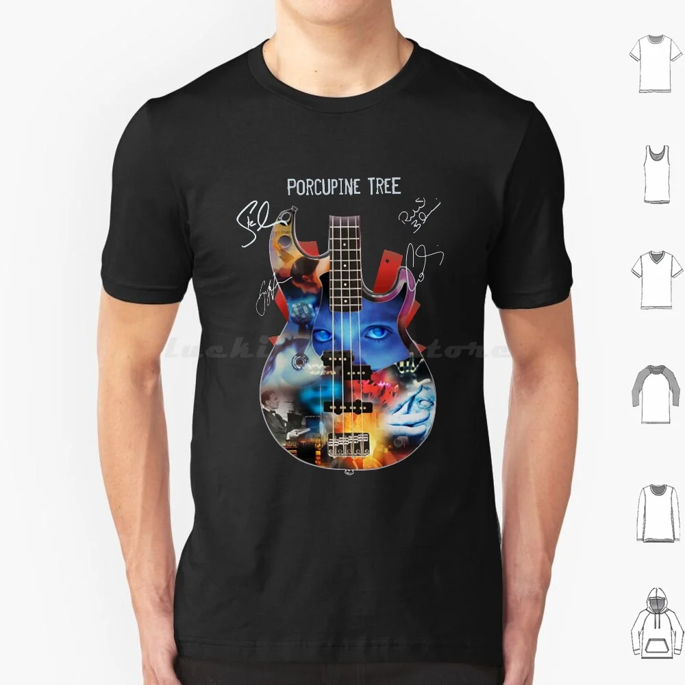 Porcupine Tree.rock Band Guitar Signature T Shirt Cotton Men Women DIY Print Porcupine Tree Porcupine Progressive Prog Tree