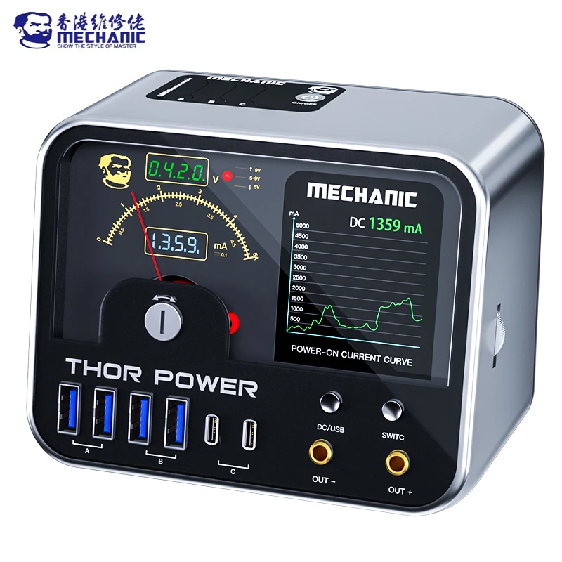 

MECHANIC Thor Power Adjustable DC Regulated Power Supply Expansion Interface Intelligent IoT Digital Diagnostic Power Supply