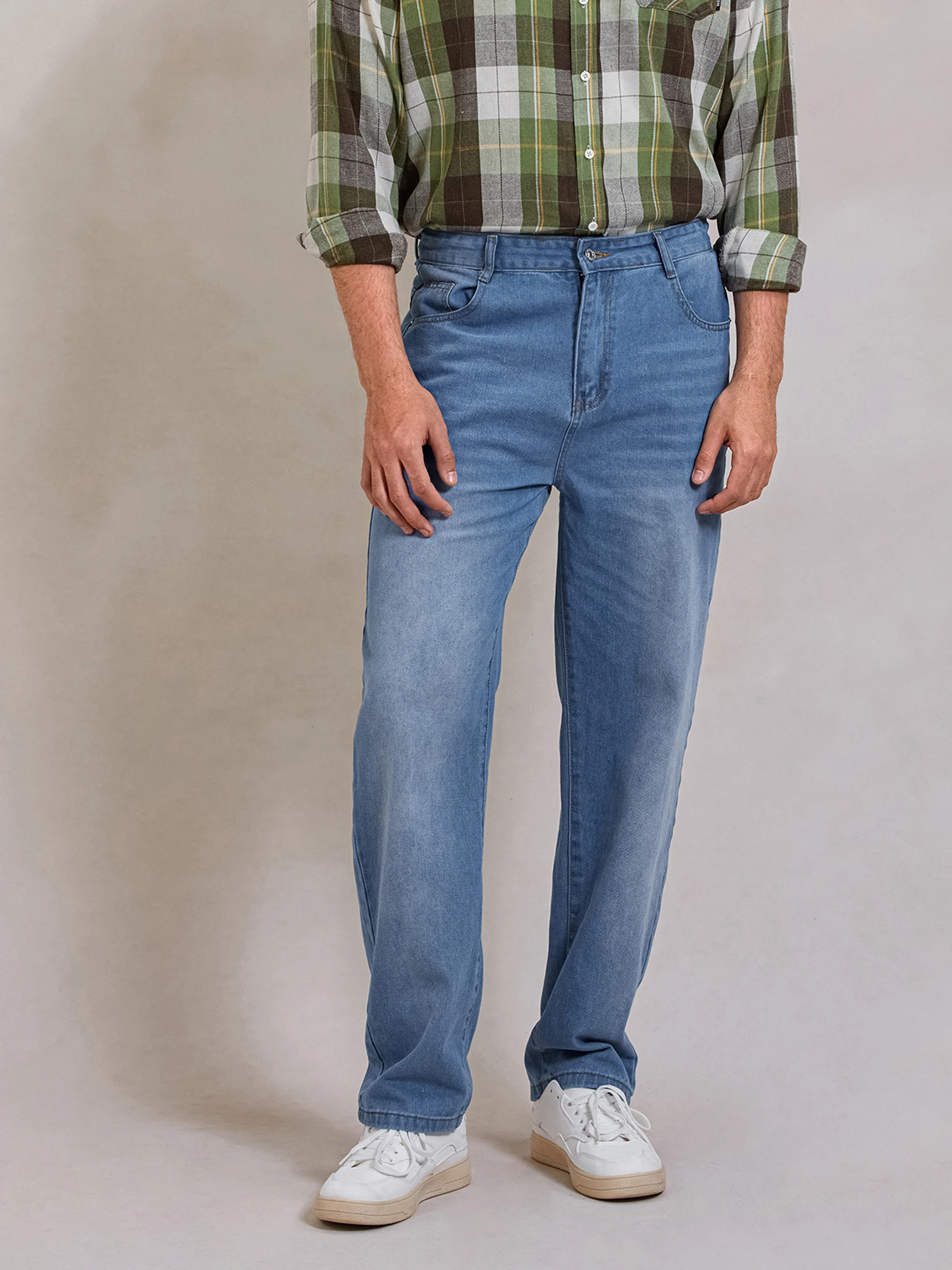 

Мужские модные джинсовые брюки, винтажные потертые свободные широкие джинсы с карманами, повседневные брюки для уличной одежды