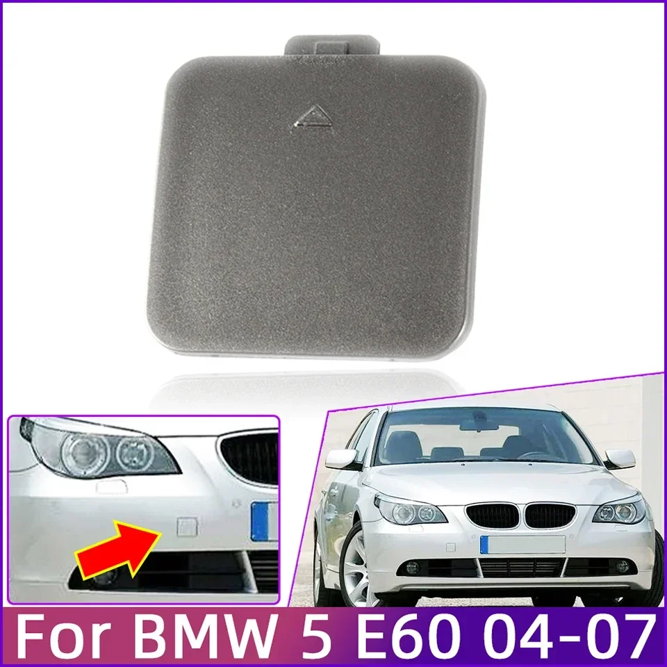 

Front Bumper Tow Hook Cover Cap Eye For BMW 5 E60 5 Series 525i 528i 530i 535i 545i 2004 2005 2006 2007 51117111787 Hauling Lid