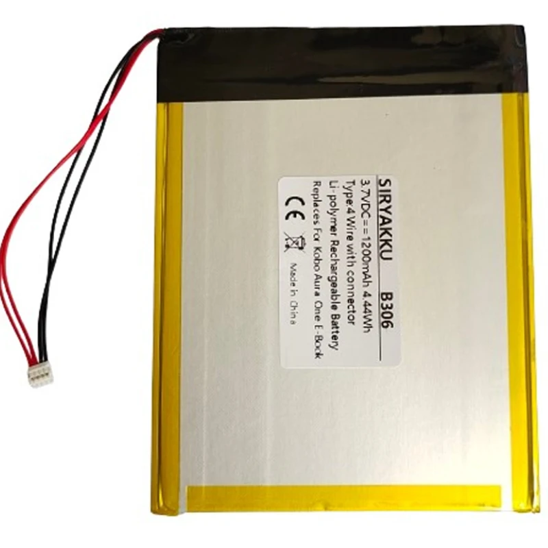 New PR-158098N 3.7V 1200mAh 1ICP2/80/98 Battery For Kobo Liba H20 Electronic Reader Replacement Batteries
