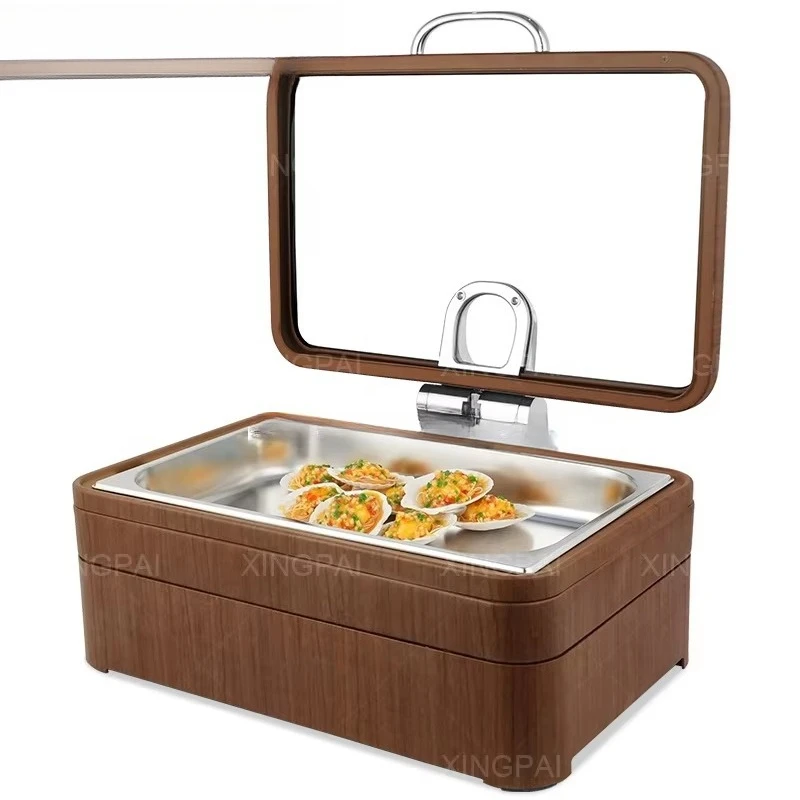 Rectangle stainless steel insulation pot Catering insulation pot