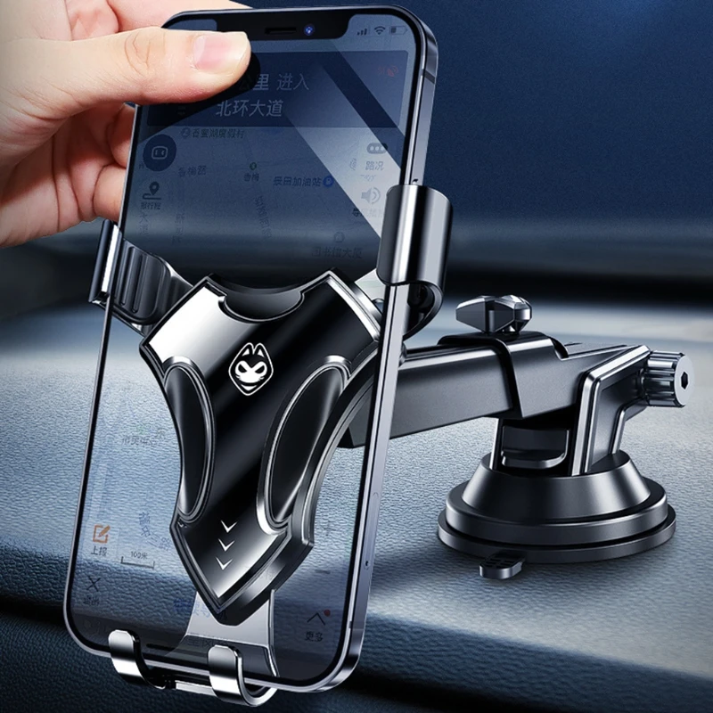 Car Holder Foldable Multi-angle Cell Phone Stand for Portable Phone Holder Non Slip Car Air Vent Mount Clip 4.7-6.7'' D7YA