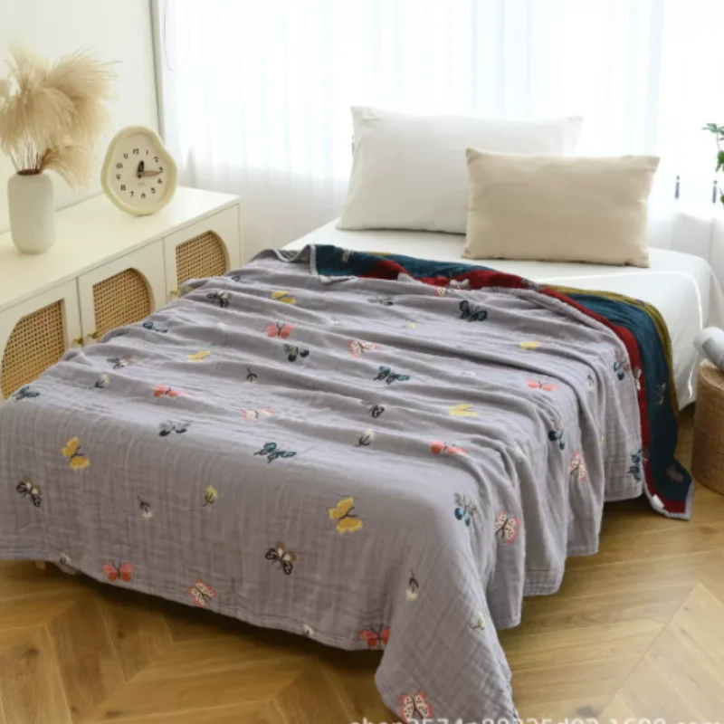 200*150 cm Mousseline Deken Vo - Muslin Cotton Bedspread recensie en prijs