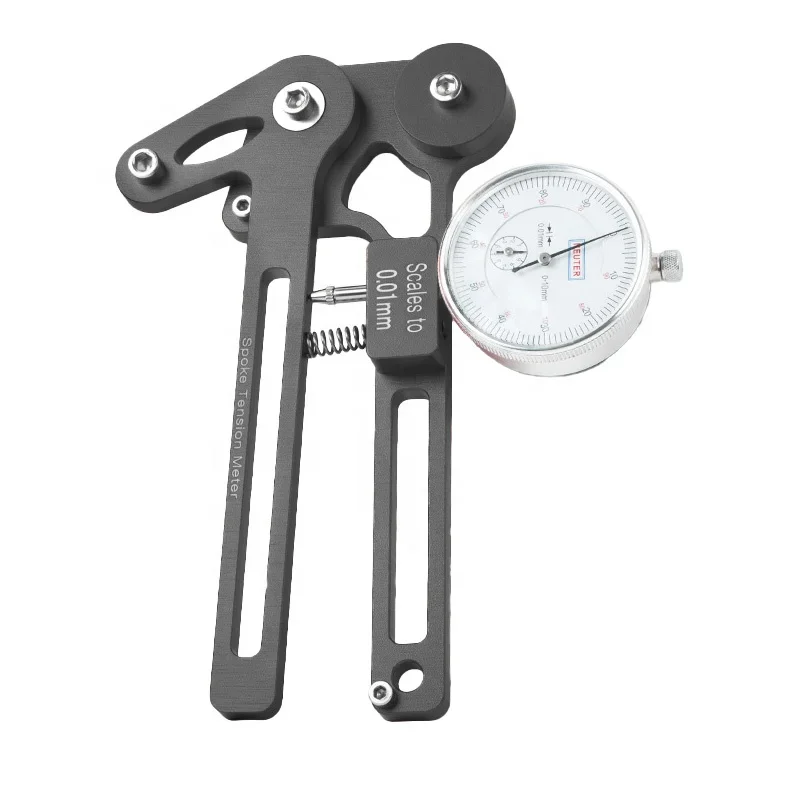 New Design Bike Spoke Tension Meter Tool Aluminum Alloy Durable Indicator Meter Mountain Digital Rim Adjustment Tensiometer