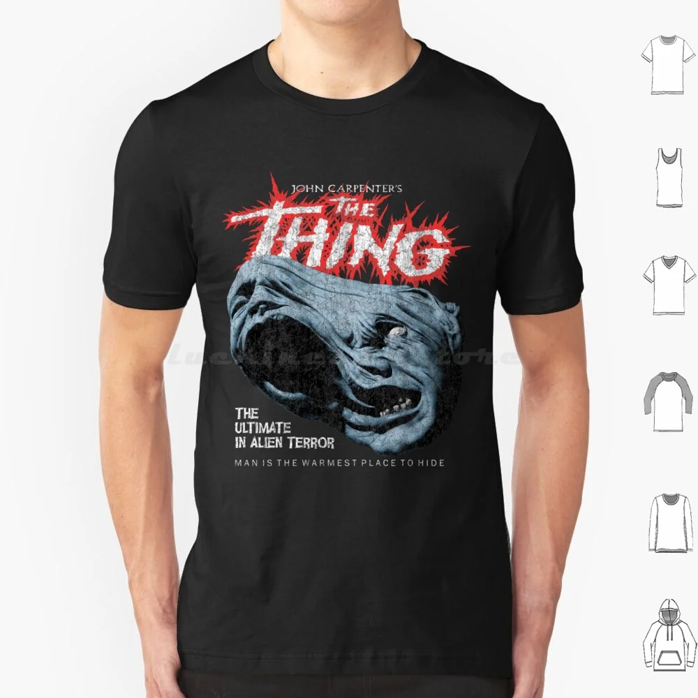 The Thing Distressed John Carpenter Horror Sci Fi T Shirt Cotton Men Women DIY Print The Thing Horror Distressed John Carpenter