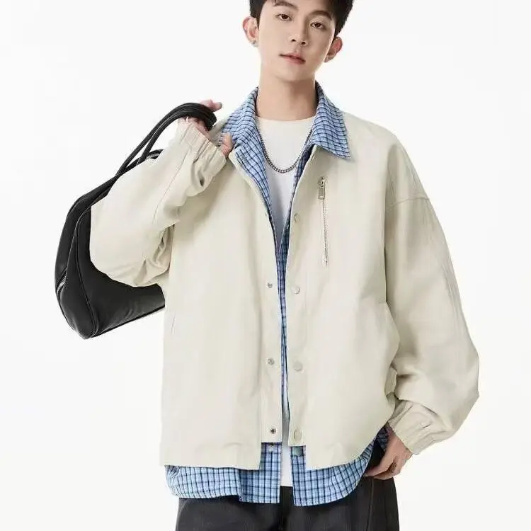 معطف NS76 للخريف والشتاء بنقشة مربعات وألوان متباينة، سترة فضفاضة للنساء مع تطريز، معطف طويل بأكمام طويلة وأزرار مزدوجة #2