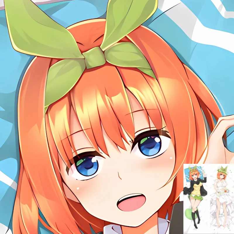 

DIY на заказ Dakimakura аниме Nakano Yotsuba наволочка двусторонний принт обнимающая тело декоративная наволочка чехол дропшиппинг
