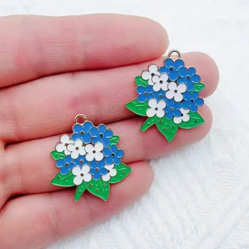 10pcs Plant Flower Bouquet Sunflower Carnation DIY Accessories Pendant Headwear Necklace Earrings view 4