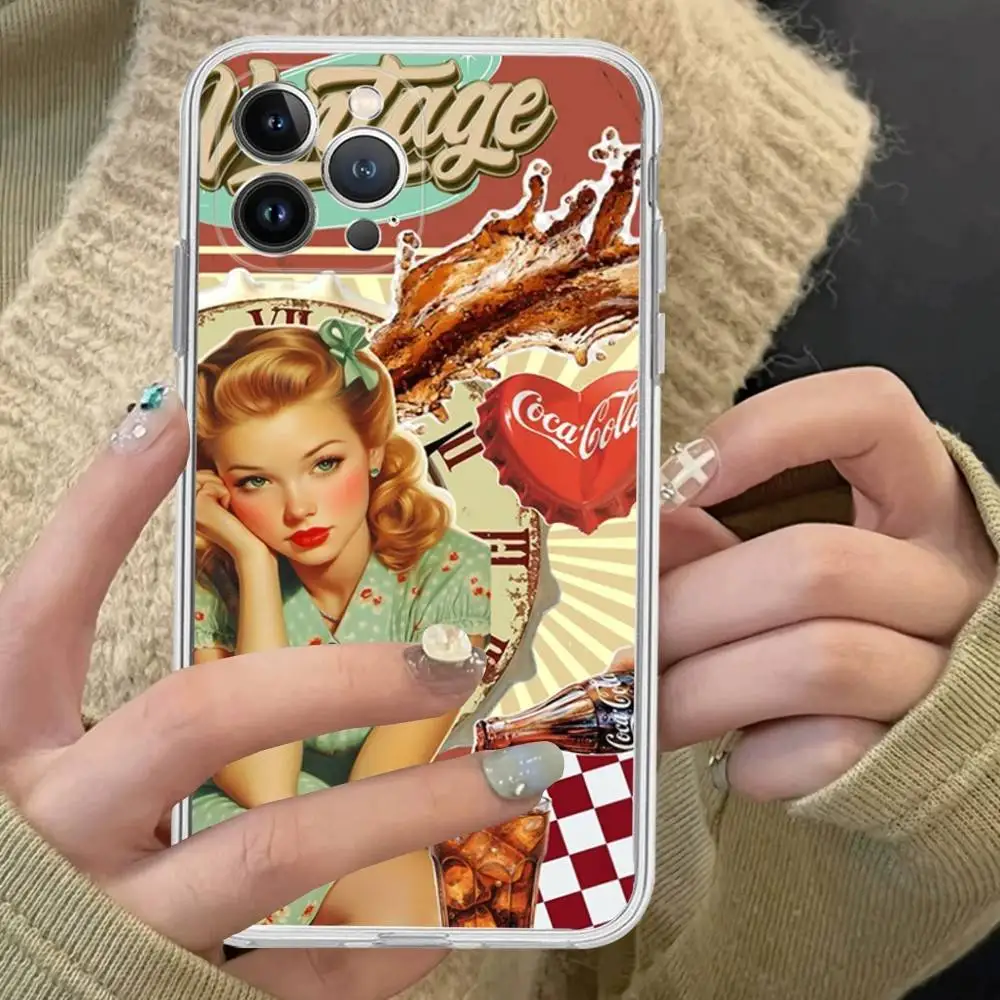 Logo Marke C-Coca C-Cola Für IPhone 17 16 15 14 13 12 11 Pro Max Plus Transparente Weiche TPU Handyhülle – Detail 11