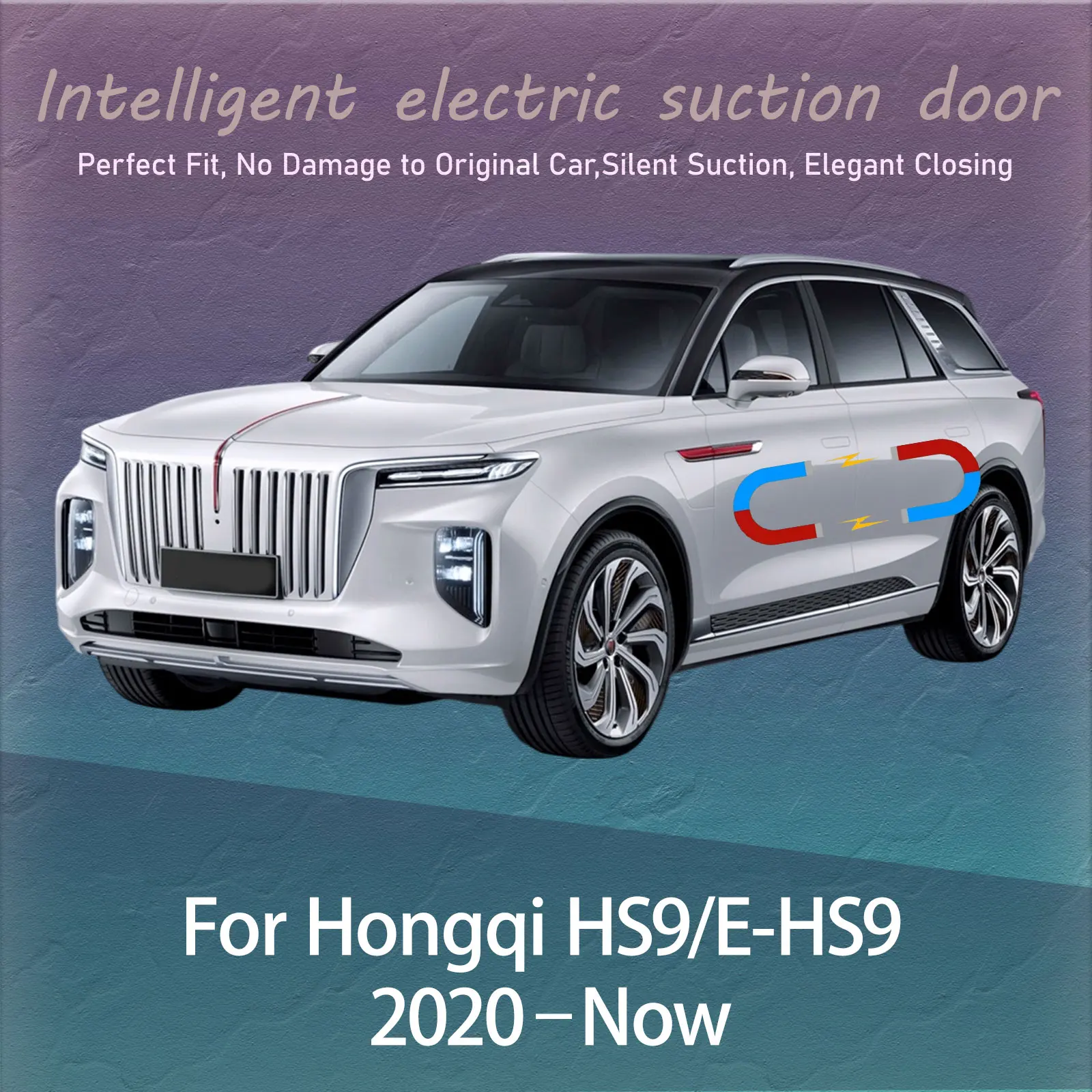 

Комплект электрических доводчиков дверей с функцией плавного закрывания для Hongqi HS9/E-HS9 2020+ – Автоматическая бесшумная система доводчиков дверей с функцией предотвращения ударов и плавным закрыванием.