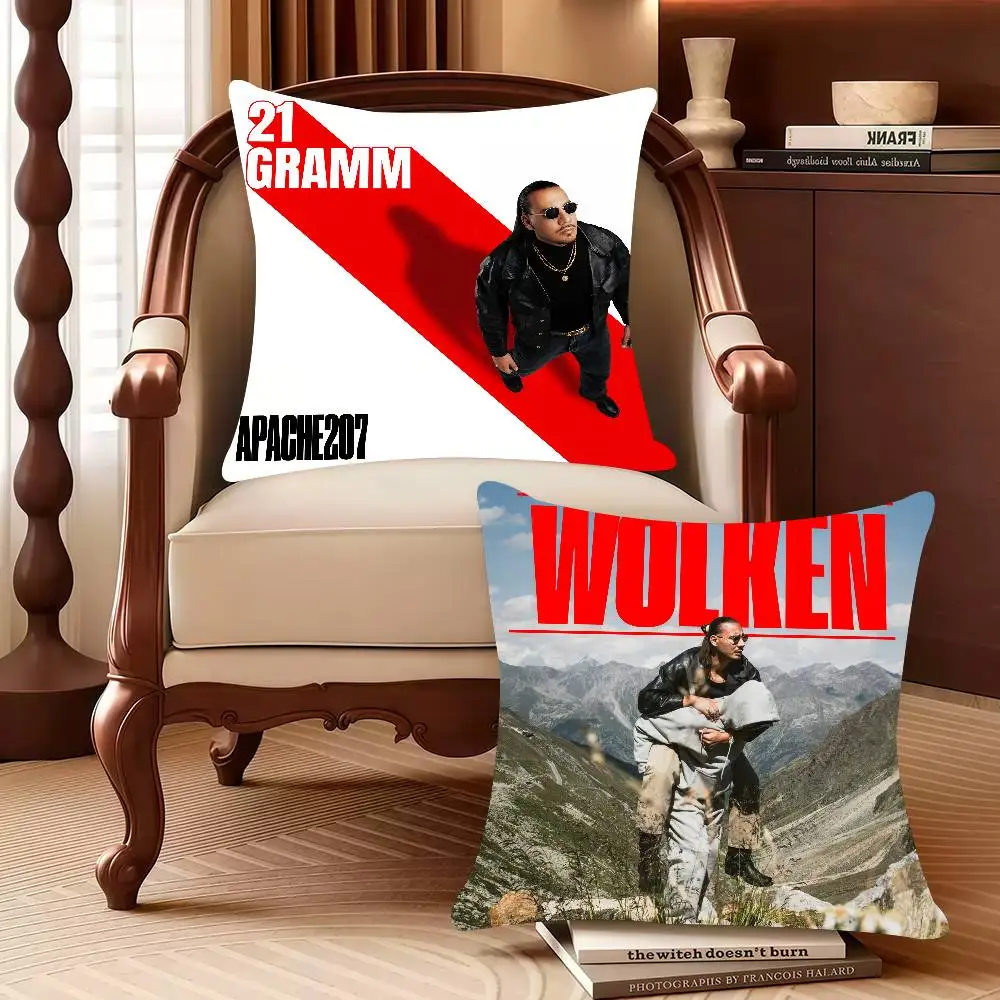 Rapper A-Apache 207 21 Gramm Pillow Case Decor Protective Covers Comfortable soft for Sofa Living Room Home office