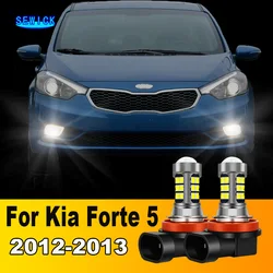 2Pcs LED Lamp Car Front Fog Light Accessories For Kia Forte 5 2012 2013