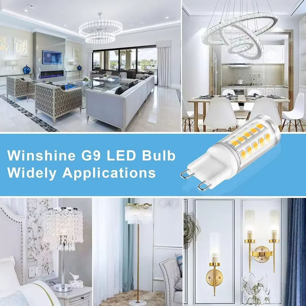 10 قطعة G9 LED مصباح 5 واط 7 واط 9 واط 15 واط التيار المتناوب 220 فولت-240 فولت LED لمبات مصلحة الارصاد الجوية 2835 LED G9 ضوء استبدال 50/150 واط مصابيح الهالوجين ضوء للمنزل مفيدة التسليم السريع 4-6 يوم وصول الشحن المج