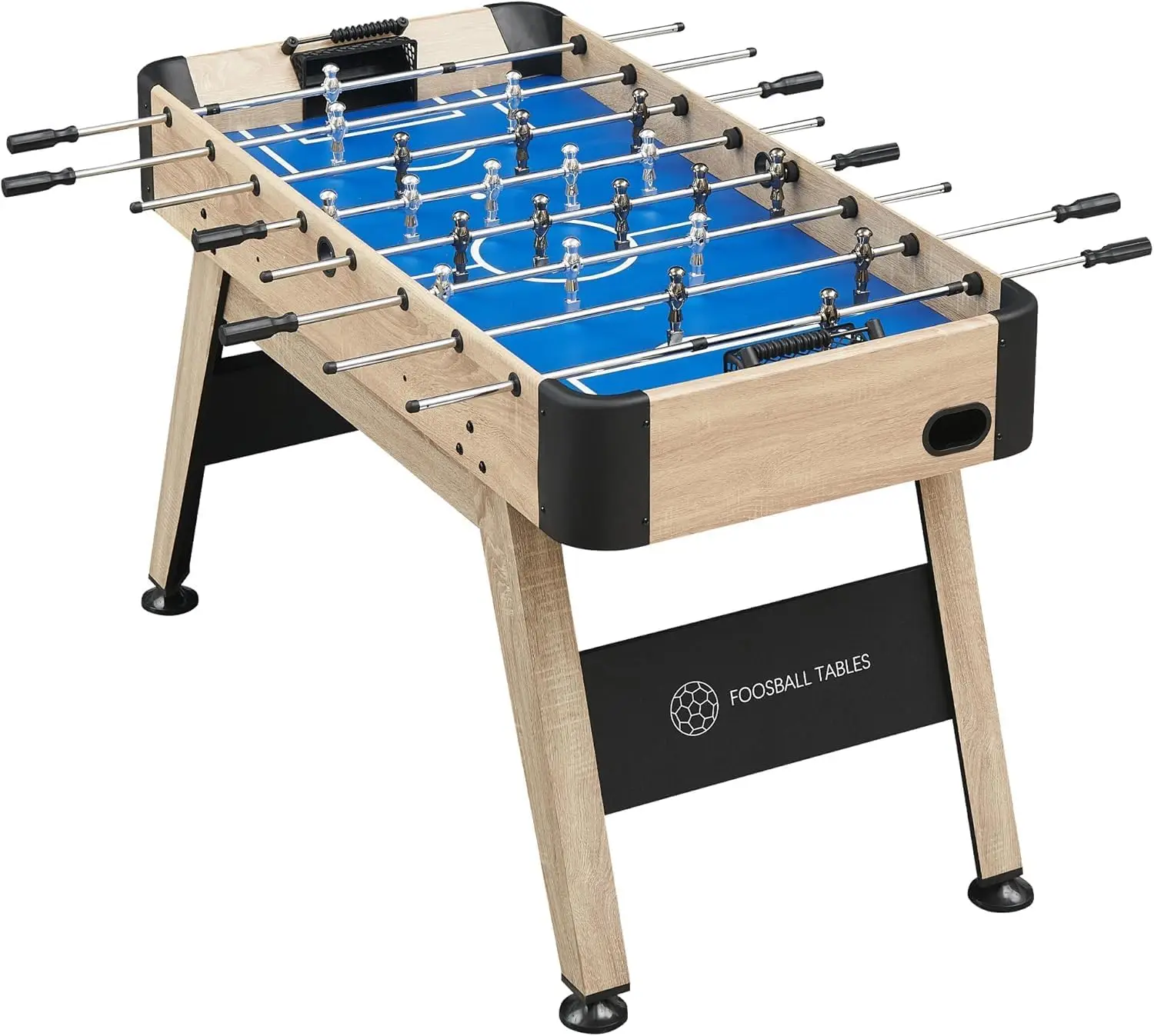 54 Inch Full Size Foosball Table, Table Game for Kids and Adults, Arcade Soccer for Home, Indoor Game