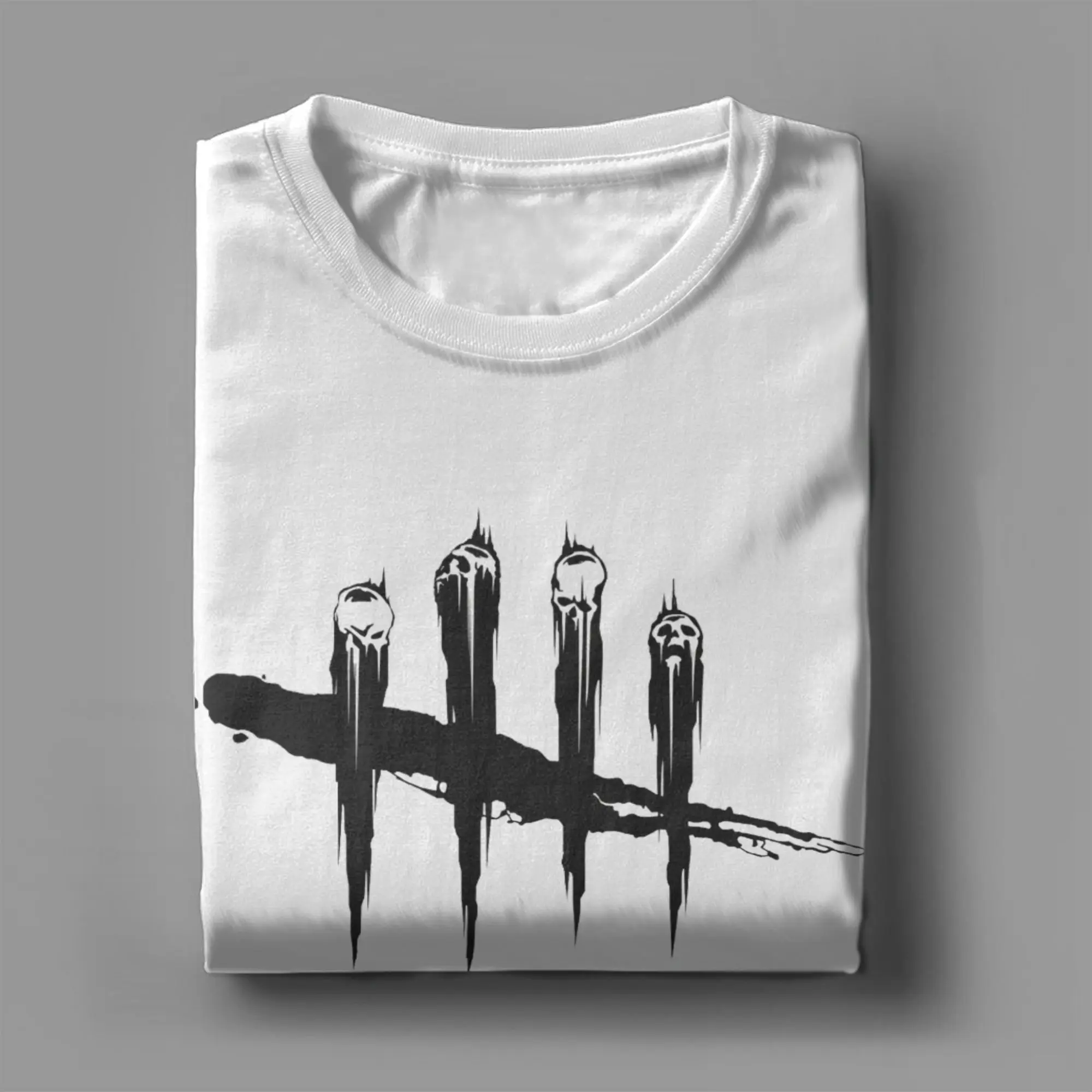 تي شيرت رجالي Deads by Daylights Vintage 100% قطن تي شيرت بأكمام قصيرة تي شيرت برقبة دائرية ملابس أصلية