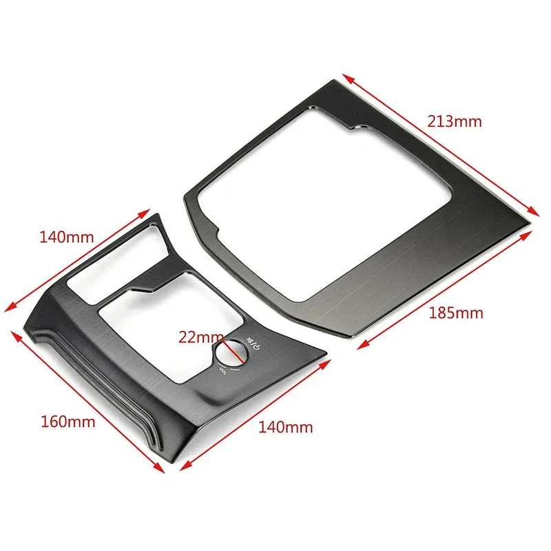 سيارة الداخلية والعتاد التحول لوحة غطاء إطاري لمازدا CX-5 2017-2018 تقليم الفولاذ المقاوم للصدأ علبة التروس غطاء السيارات لاصقة تزيين