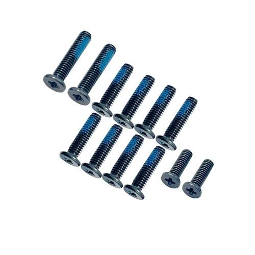 Imagen 1 del producto 12 Uds para For Asus TUF Gaming A15 FA507 FA507RC F15 FX507 FX507ZV FX507VI FX507ZI FX507ZU cubierta de Base inferior para portátil tornillos