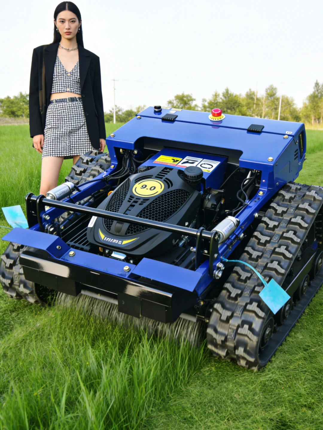 

Customized remote control lawn mower for all terrain operation, farm garden lawn dedicated, 2026 new model