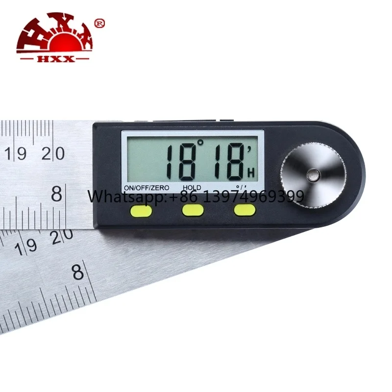 High Precision Electronic Digital Goniometer 360 Stainless Steel Goniometer Length Ruler for Jewelry Tools Equipment/cnc Milling