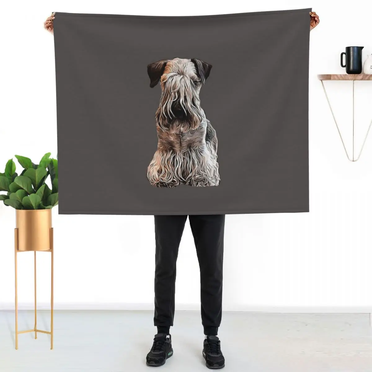 Cesky Terrier Throw Blanket Soft Beds for sofa halloween warm winter sofa bed Designers Blankets