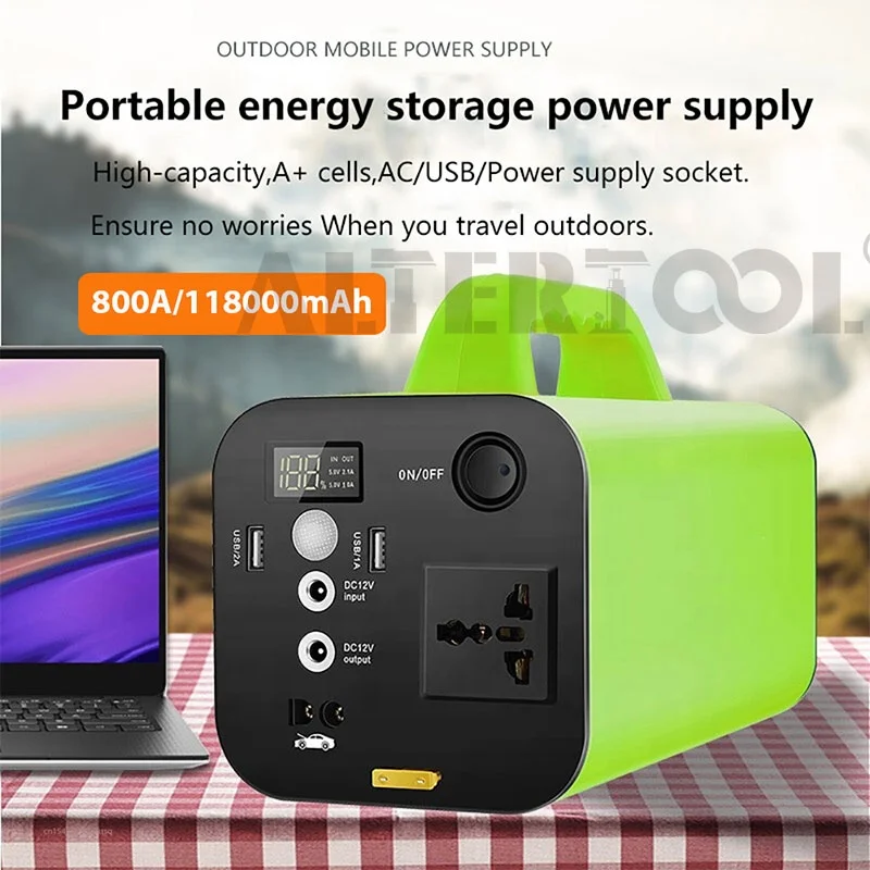 Portable Battery Jumper Start Emergency Jump Starter Outdoor Travel Camping Large Capacity Power Bank