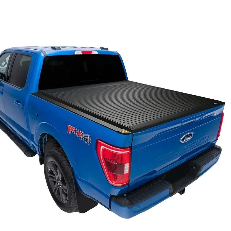 عالية الجودة 5.8ft قابل للسحب لفة تونيو غطاء لفورد F150 شاحنة بيك اب غطاء الأسطوانة مصراع مقاوم للماء لرينجر رام