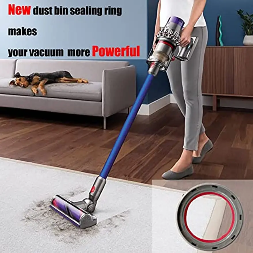 Dust Bin Top filter Sealing Ring cover replacement for Dyson V10 V11 V12 V15 Vacuum Cleaner Replacement Spare Part Accessories