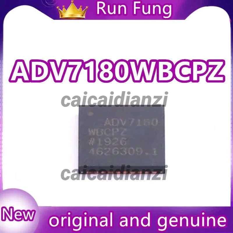 

5Pcs/Lot ADV7180WBCPZ ADV7180 Video Decoder IC I²C, Serial ITU-R BT.656, NTSC, PAL, SECAM 40-LFCSP-VQ (6x6) New Original