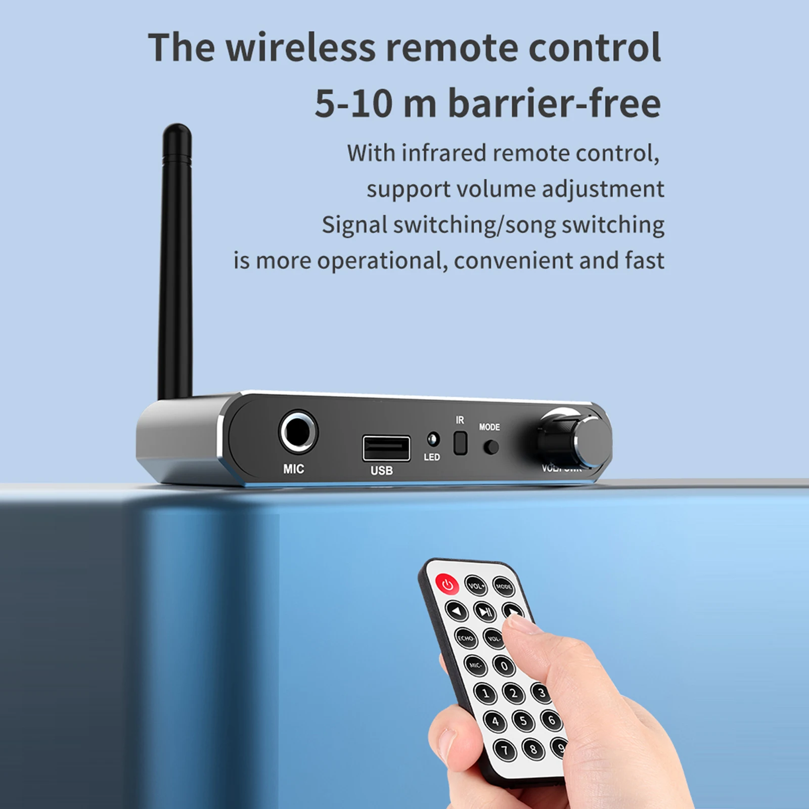 Bluetooth-compatible 5.2 Wireless Audio Adapter AUX RCA Coaxial Output USB Lossless HiFi Stereo Type-C Powered